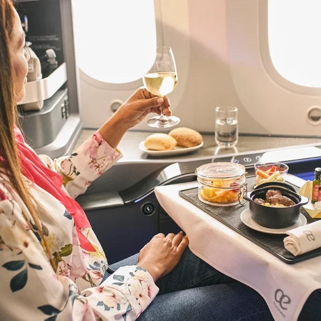 Air europa Business menu